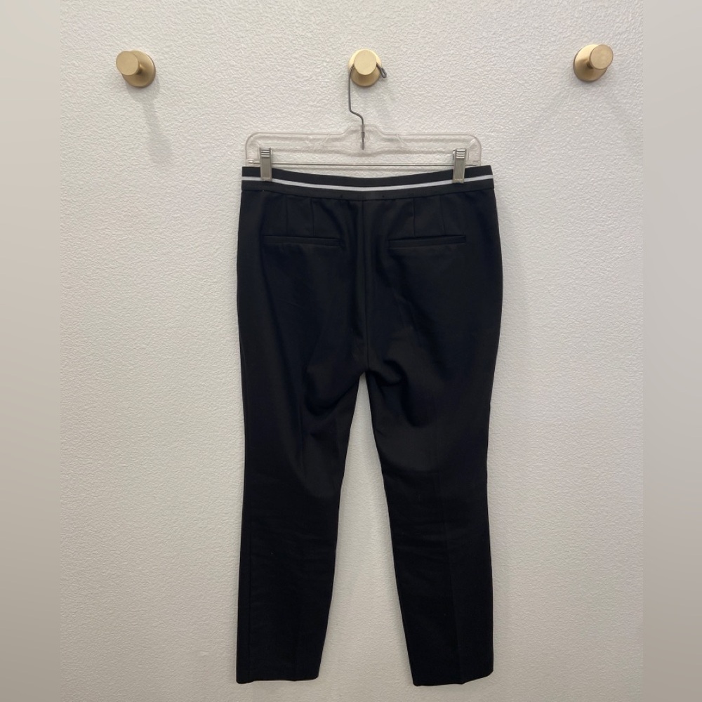 Zara Basic Collection Cropped Flat Front Stripe T… - image 2